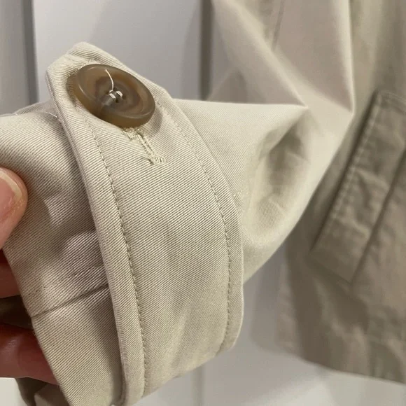 Riley & Rae Beige Double-Breasted Trench Coat - Picture 5 of 10